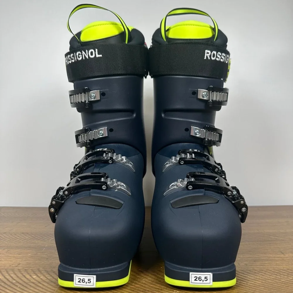 Rossignol Allspeed 100 Ski Boots Mens 26.5 Dark Blue Flex 100 Alpine RBJ2130 NEW